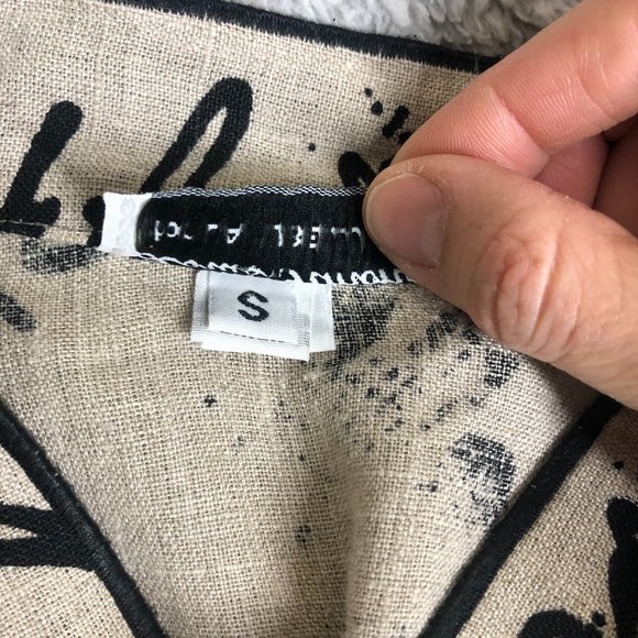 VINTAGE LOUIS SIMON LINEN SHIRT SIZE S - Picture 3 of 11